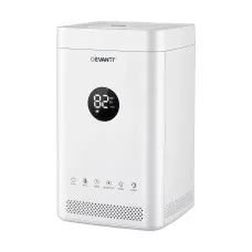 Devanti 3.5L Ultrasonic Humidifier and Air Purifier Top Fill Auto Humidity Sensor 300ml/h White 28W 41dB