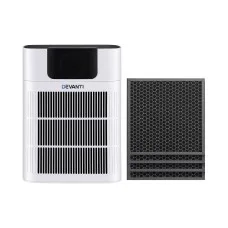 Devanti Pet Air Purifier H12 HEPA Activated Carbon 300m³/h CADR PM2.5 Display Auto Sleep Modes Timer