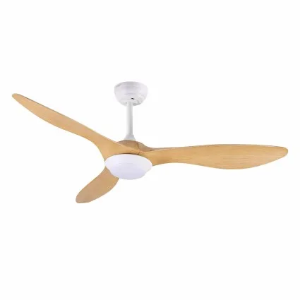 Devanti 52 Inch Ceiling Fan with 40W DC Motor, LED Light, Remote Control and Reverse Cycle Wood