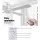 Devanti 52'' Ceiling Fan AC Motor, 4 Wooden Blades, Remote Control, Reverse Mode, Quiet 70W, White, Indoor/Outdoor Use