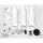 Devanti 64-inch Ceiling Fan DC Motor Built-in 3-Colour LED Light Remote Control 5 Speeds Reverse Timer White