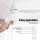 Devanti 48 Inch Ceiling Fan with LED Light Remote Control Reversible DC Motor White Six Speeds