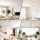 Devanti 48 Inch Ceiling Fan with LED Light Remote Control Reversible DC Motor White Six Speeds