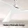 Devanti 132.08 cm Ceiling Fan 3 Blades 6 Speeds DC Motor Remote White Modern Minimalist Design