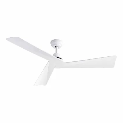 Devanti 132.08 cm Ceiling Fan 3 Blades 6 Speeds DC Motor Remote White Modern Minimalist Design