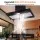 Devanti 90cm Island Rangehood Ceiling-Mounted 800m³/h 3-Speed Touch and Gesture Control LED Black