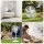 Devanti 16 Inch Rechargeable Fan 5-in-1 Pedestal Table Floor Wall Ceiling with Remote Control