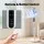 Devanti 16 Inch Pedestal Fan with Remote, 3 Speeds, 8-Hour Timer, Oscillation, Adjustable Height, White
