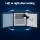 Devanti 31L Compact Upright Freezer, Freestanding Vertical Design, Black, Energy Efficient with Reversible Door