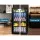 Devanti 115L Black Bar Fridge with Glass Door, LED Light, Adjustable Shelves, Lock & Eco-Friendly Refrigerant