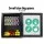 Devanti 46L Bar Fridge, Glass Door Black - Compact, Energy-Efficient, 5 Settings, Eco-Friendly, Adjustable Shelves