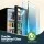Devanti 105L Bar Fridge Glass Door Mini Fridge Countertop Cooler Black R600a 2–14°C Adjustable Shelves
