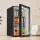 Devanti 105L Bar Fridge Glass Door Mini Fridge Countertop Cooler Black R600a 2–14°C Adjustable Shelves
