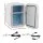 Glacio 13L Mini Fridge Portable Cooler/Warmer, Dual Power, Quiet, Tempered Glass, White, Ideal for Skincare & Snacks