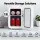 Glacio 13L Mini Fridge Portable Cooler/Warmer, Dual Power, Quiet, Tempered Glass, White, Ideal for Skincare & Snacks
