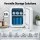Glacio 22L Mini Fridge Portable Cooler & Warmer, White, Dual Power 12V/220V, Quiet, Compact, Tempered Glass Door