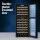 Devanti 80 Bottle Dual Zone Wine Fridge Cooler, Compressor, UV Glass Door, Digital Control, Black, No-Frost