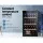 Devanti Wine Fridge Cooler, Black, 34 Bottles, 80L, Compression Cooling, UV-Resistant Glass, Touch Control