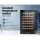 Devanti Wine Fridge Cooler, Wooden Shelves, 51-Bottle Capacity, Black, 56x49.5x83cm, UV-Resistant, Energy-Efficient