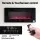 Devanti Electric Fireplace Insert 3D Flame Wall Mounted Recessed 1800W Remote Control 92cm Black 220-240V