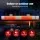Devanti 2 Pack Infrared Strip Heaters 3000W Remote Control IP65 Silver Wall Ceiling Mount