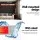 Devanti 2 Pack Infrared Strip Heaters 3000W Remote Control IP65 Silver Wall Ceiling Mount