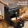 Devanti 11L Dual Zone Air Fryer Oven, Stainless Steel, 1700W, 2 x 5.5L Baskets, 13 Presets, Touch