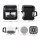 Devanti 5.5L Clear Glass Air Fryer 1200W Touch Control 8 Presets 40–200°C Black Compact Design and Easy Clean