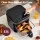 Devanti 5.5L Clear Glass Air Fryer 1200W Touch Control 8 Presets 40–200°C Black Compact Design and Easy Clean