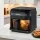 Devanti 5.5L Clear Glass Air Fryer 1200W Touch Control 8 Presets 40–200°C Black Compact Design and Easy Clean