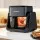 Devanti 2-in-1 Dual Zone Air Fryer 5.5L with 4L Glass Basket and 1.5L Top Grill Touch Control Panel 1500W