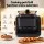 Devanti 2-in-1 Dual Zone Air Fryer 5.5L with 4L Glass Basket and 1.5L Top Grill Touch Control Panel 1500W