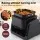 Devanti 2-in-1 Dual Zone Air Fryer 5.5L with 4L Glass Basket and 1.5L Top Grill Touch Control Panel 1500W