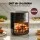 Devanti 4L Air Fryer 1500W Knob Control, 80-200°C Temp, 60-Min Timer, Non-Stick, Oil-Free, Black,