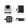 Devanti 7L Air Fryer with LCD Touch Control, Stainless Steel, 1700W Powerful 8-in-1 Cooking, Dishwasher Safe