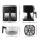 Devanti 4.5L Glass Air Fryer 1350W Dual Knob Controls 80-200°C 60-Minute Timer Black