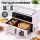 Devanti Air Fryer 9L Dual Zone 2600W, Pink - 3.5L+5.5L Baskets, 4-in-1 Functions,