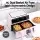 Devanti Air Fryer 9L Dual Zone 2600W, Pink - 3.5L+5.5L Baskets, 4-in-1 Functions,
