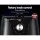 Devanti Air Fryer, Stainless Steel, 2.5L, Black/Silver, 1200W, Oil-Free Cooking, Knob Control, Easy Clean, Safe Design