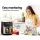Devanti 6.5L Air Fryer with LCD Touch Panel, Clear Window, 1700W Power, Oil-Free Cooking, Dishwasher-Safe Components