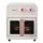 Devanti 6L Air Fryer, 1700W, Knob Control, Cream - Morandi Design, 360° Circulation, Adjustable Temp, Dishwasher Safe