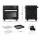 Devanti Air Fryer Oven, Stainless Steel, 15L, Black - Oil-Free Cooking with LCD Touch Panel & 12 Presets