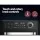 Devanti Air Fryer Oven, Stainless Steel, 15L, Black - Oil-Free Cooking with LCD Touch Panel & 12 Presets