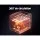 Devanti Air Fryer Oven, Stainless Steel, 15L, Black - Oil-Free Cooking with LCD Touch Panel & 12 Presets