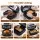 Grillz 5-in-1 Electric BBQ Grill Air Fryer 8L 2200W with Smart Temperature Probe and Dishwasher-Safe Parts