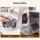 Grillz 5-in-1 Electric BBQ Grill Air Fryer 8L 2200W with Smart Temperature Probe and Dishwasher-Safe Parts