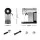 Devanti 20 Bar Espresso Coffee Machine - Silver, 1360W, Instant Heat, Milk Frother, Removable Water Tank, 0.9L Capacity