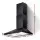 Devanti Range Hood, Powder-Coated Steel, 600mm, Black, 3-Speed, LED Lamp, Strong Suction, Removable Filters
