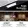 Devanti Range Hood, Powder-Coated Steel, 600mm, Black, 3-Speed, LED Lamp, Strong Suction, Removable Filters
