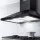 Devanti Range Hood, Powder-Coated Steel, 600mm, Black, 3-Speed, LED Lamp, Strong Suction, Removable Filters